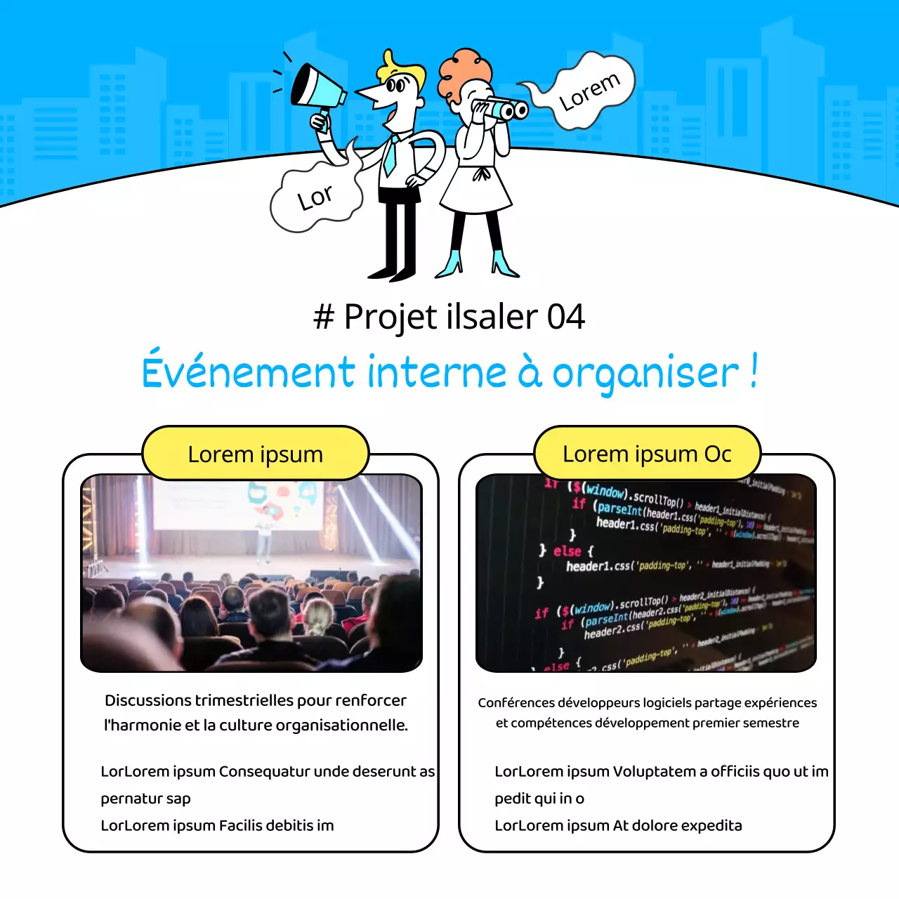 Guide pour un programme simple de formation sur le lieu de travail (bleu et jaune)