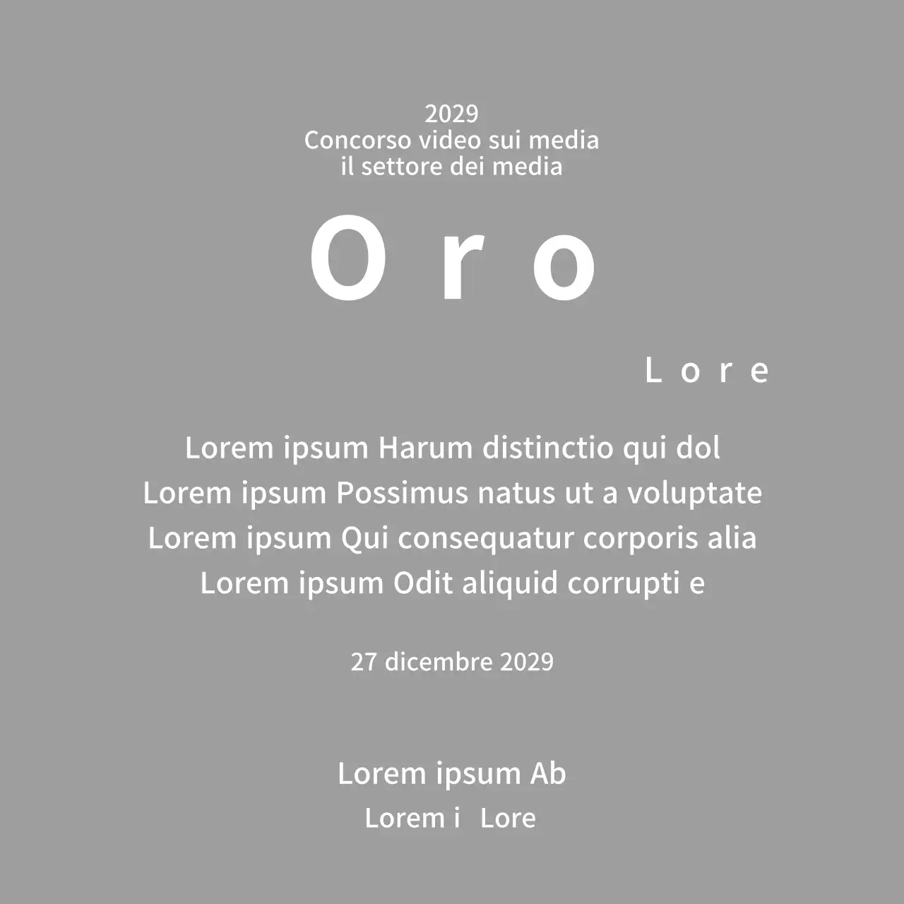 Targhe vincenti per un concetto di premio di concorso pulito