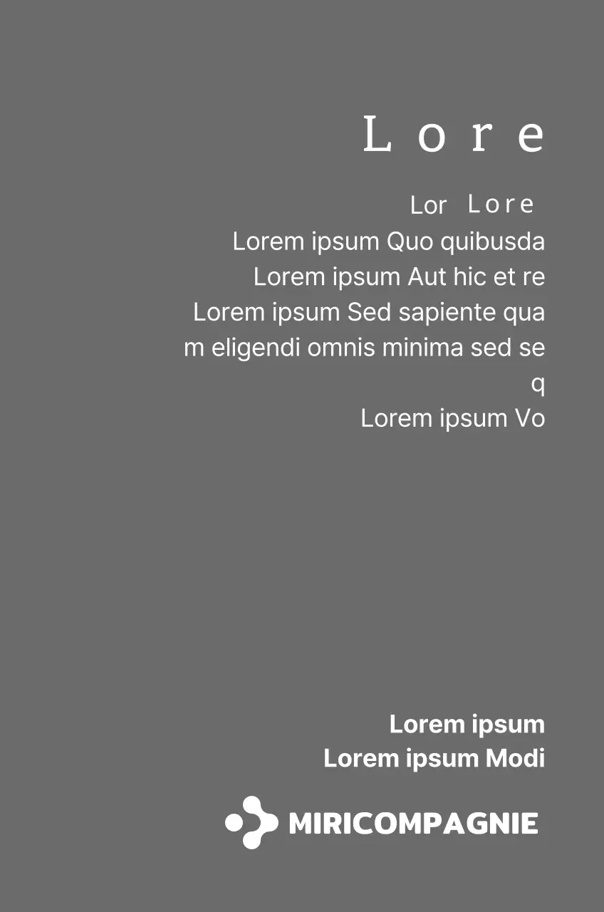 Une simple plaque blanche avec le logo de votre entreprise