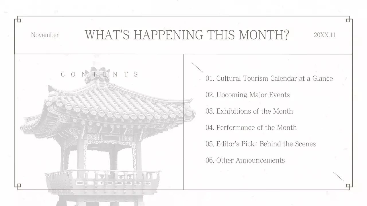 Beige Traditional Culture Newsletter Presentation