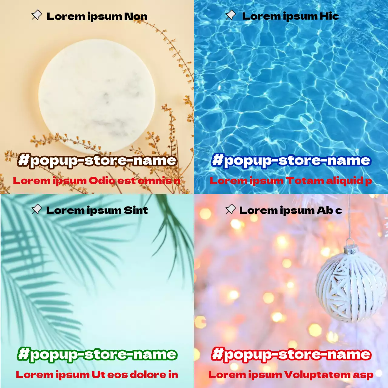 Trendiger Layoutvorschlag für virales Marketing in Lila und Elfenbein