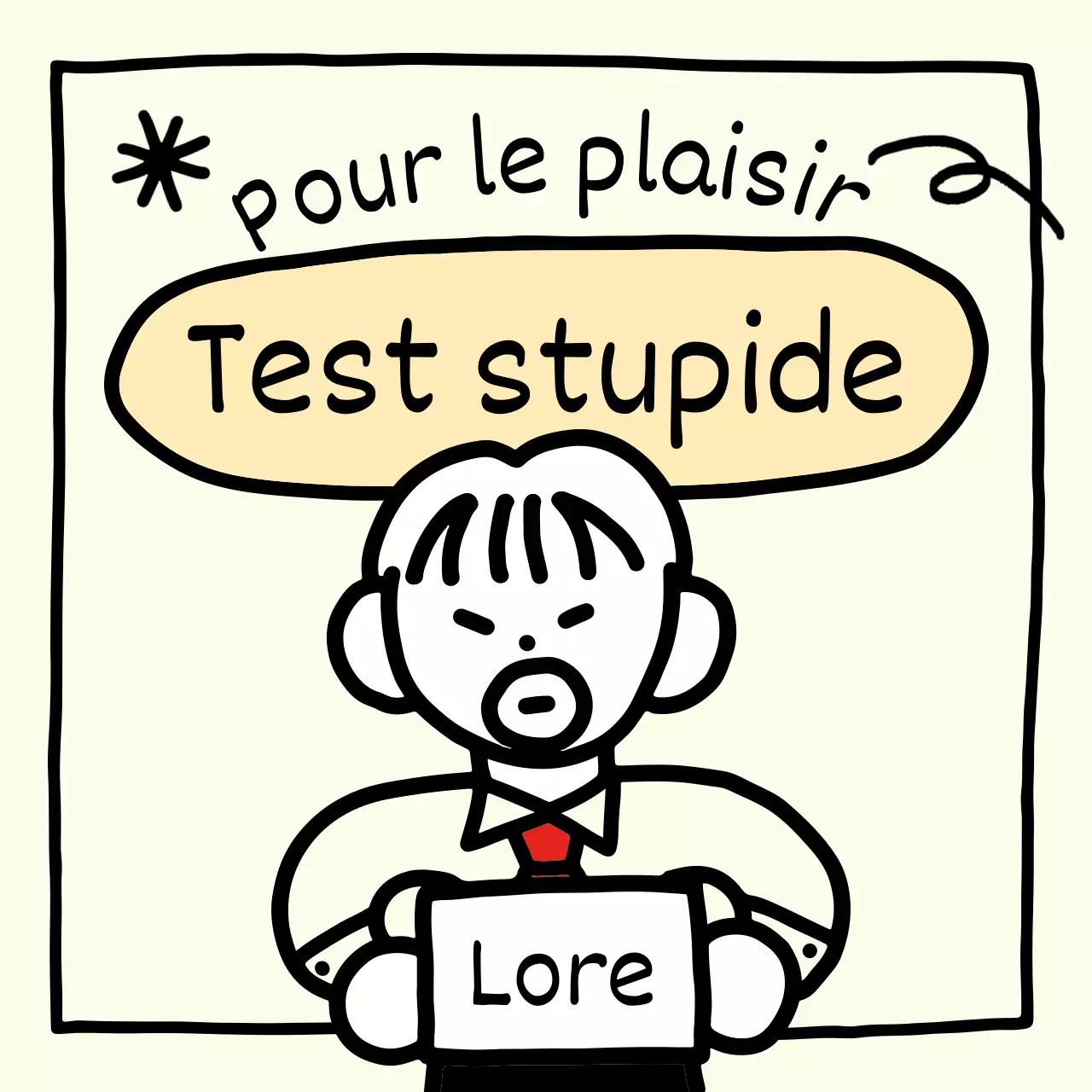 À propos du test de dégustation de la bouteille jaune