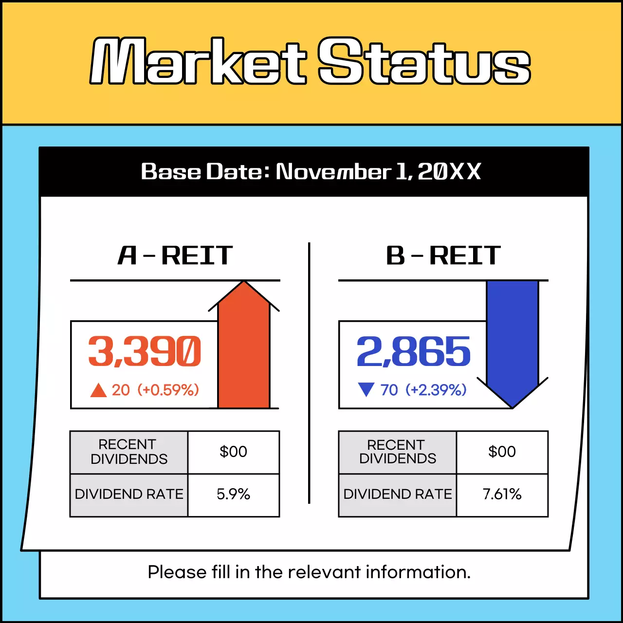 Blue Modern Investment Guide Instagram Carousel