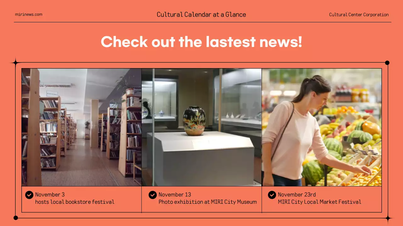 오렌지 모던 관광 뉴스레터 프리젠테이션