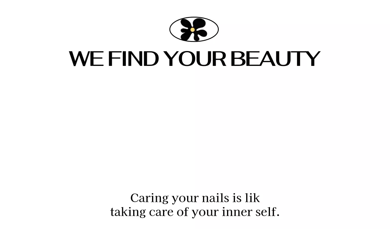 Black and chic nail salon concept