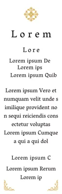 Una targa di commissione dall'aspetto regale con decorazioni elaborate