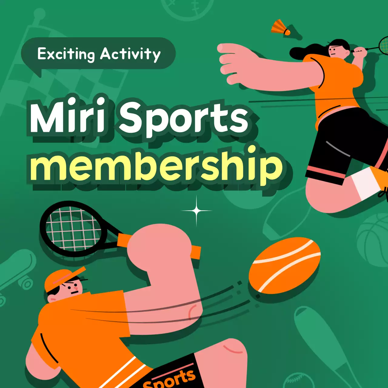 그린트렌디 스포츠 프로모션 인스타그램 캐러셀