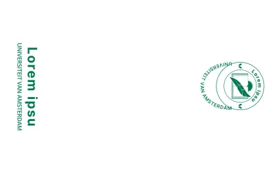 Schoolontwerp met een illustratie van het iconische logo van de school