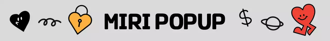 Schwarz-rote Pop-up-Store-Feierlichkeiten