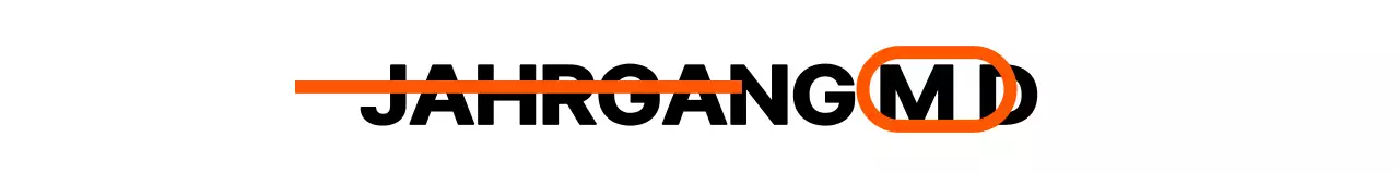 Vintage-Café-Ware mit einem einfachen Konzept in Orange und Schwarz