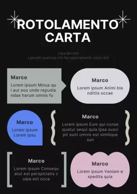 Moderna postazione aziendale in bianco e nero