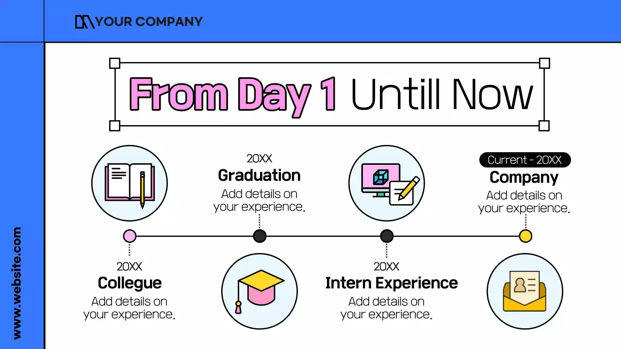 블루 모던 직원 소개 프레젠테이션