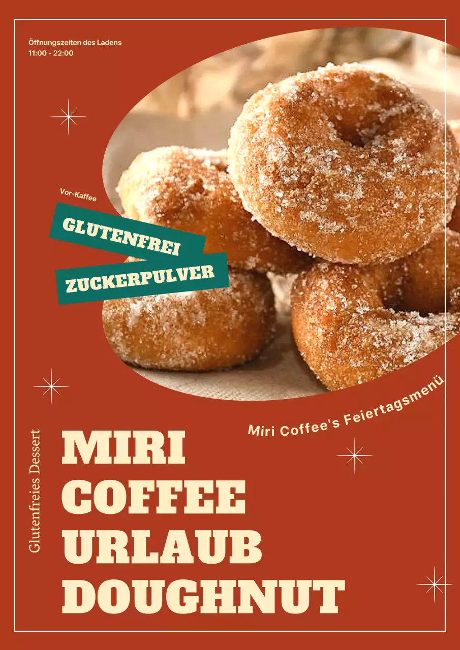 Bewerben Sie ein kitschiges Dessertmenü in Rot und Minze