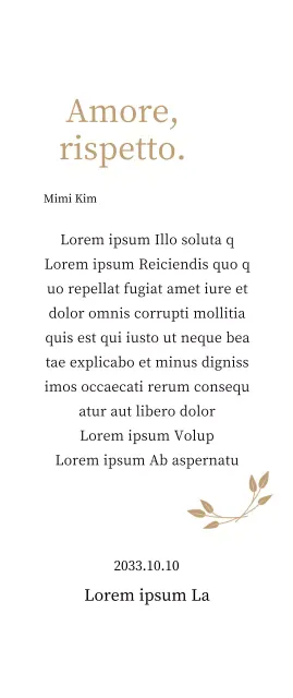 Targa di ringraziamento di classe con oro e foglie