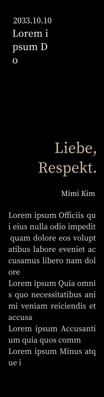 Edle Danksagungstafel mit Gold und Blättern