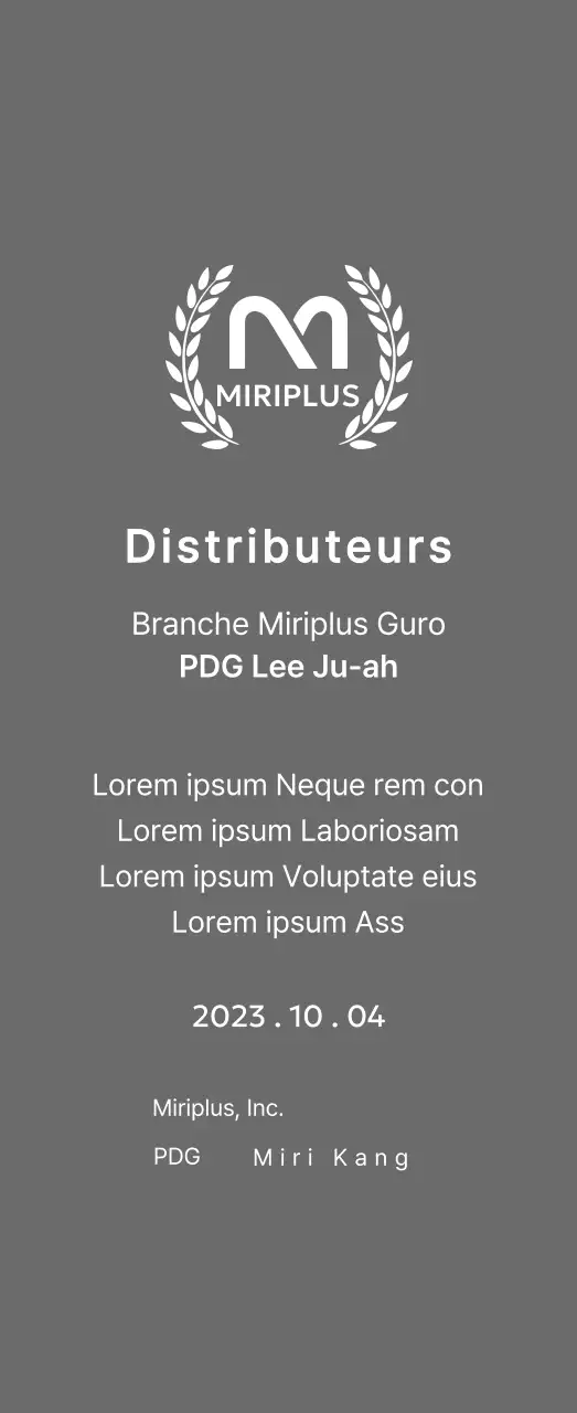 Plaque de mérite avec logo de la marque et couronne de laurier dans le cadre du concept "Outstanding Dealer Award".