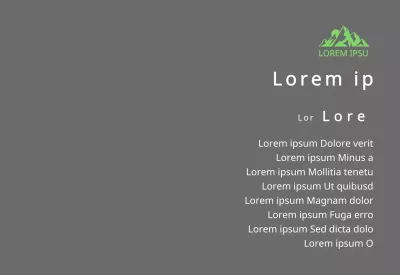 Finisher-Plakette eines Bergclubs mit Clublogo-Konzept und grüner Bergillustration