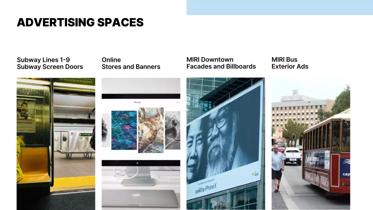 Blue Modern Advertising Guide Presentation