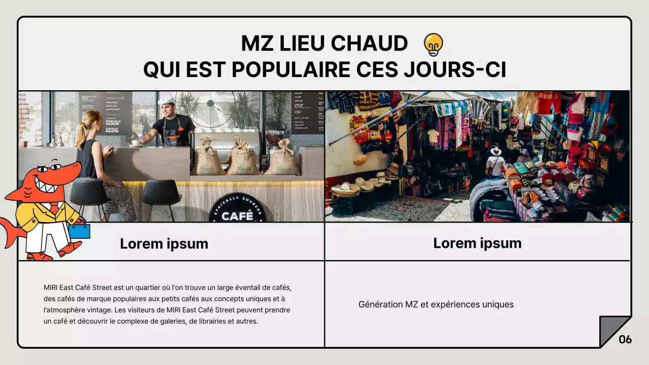 Un rapport marketing simple en gris et blanc