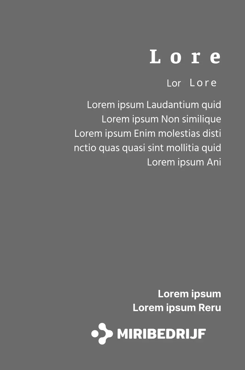 Een eenvoudige witte plaquette met je bedrijfslogo