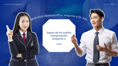 Azul marino moderno medios de comunicación miniatura descripción