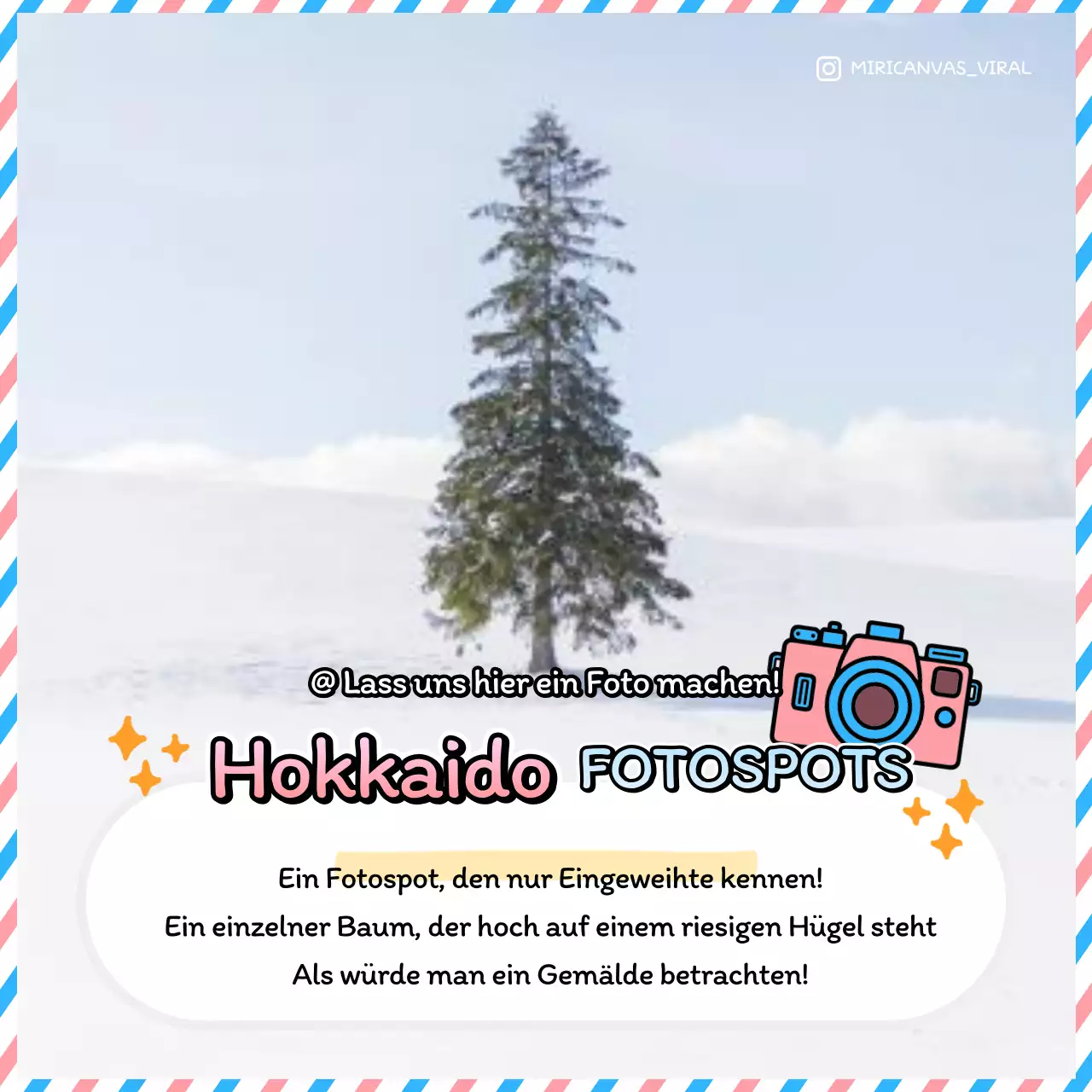 Ein rosa und hellblauer Reiseführer für Japan