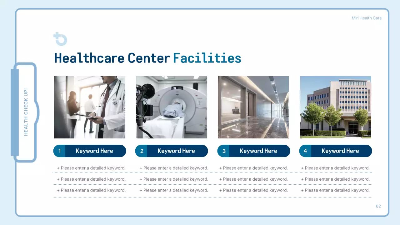 Blue Modern Health Guide Presentation