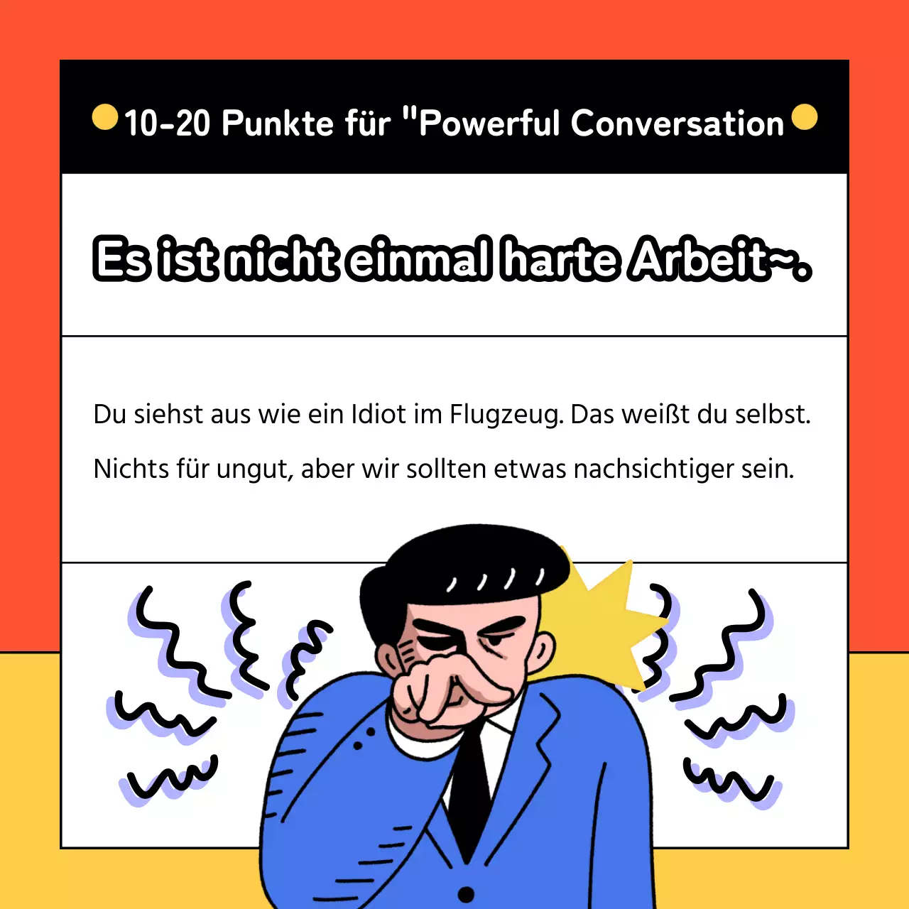 Die Sicko-Test-Umfrage von Blau und Gelb