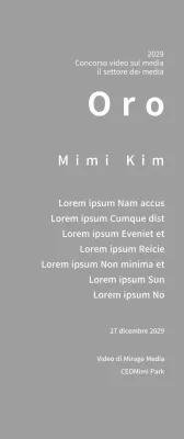 Targhe vincenti per un concetto di premio di concorso pulito