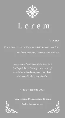 Una placa de encargo de aspecto regio con una elaborada decoración