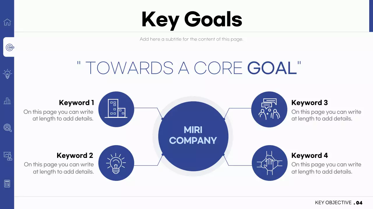 블루 심플 오피스 보고서 문서 프레젠테이션