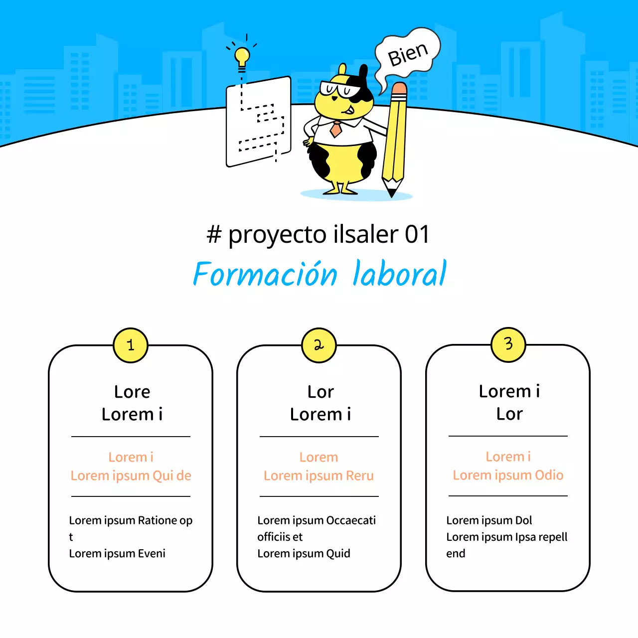 Guía para un sencillo programa azul y amarillo de formación en el puesto de trabajo
