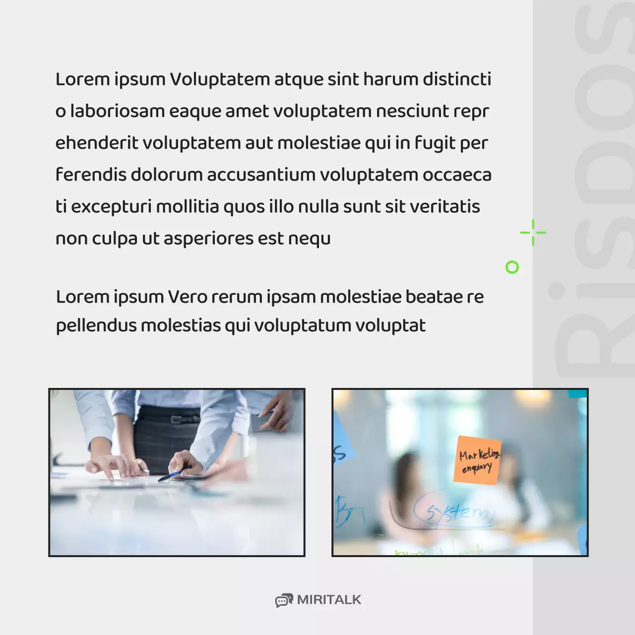 Un semplice ritratto aziendale per un'intervista in chartreuse e grigio