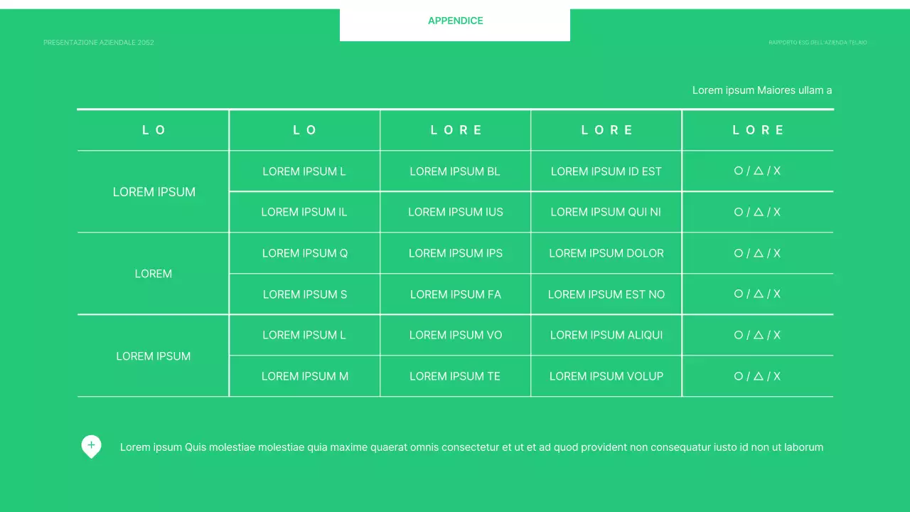 Un semplice rapporto ESG aziendale in bianco e nero