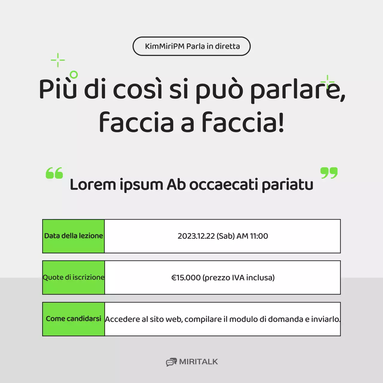 Un semplice ritratto aziendale per un'intervista in chartreuse e grigio