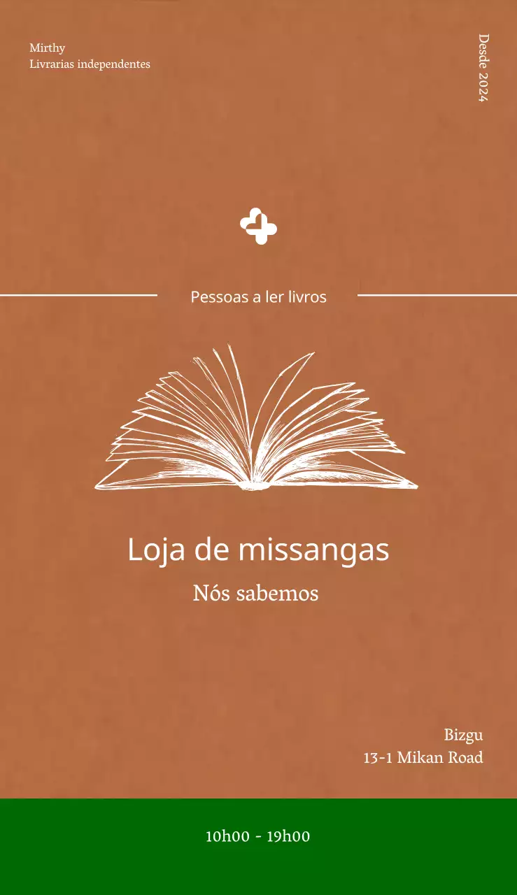 Promover uma livraria independente acolhedora e limpa