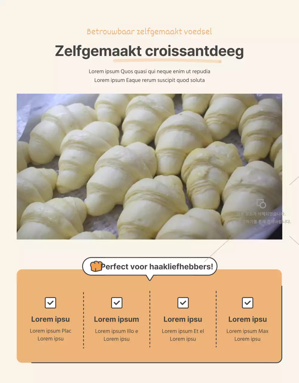 Promoot de verkoop van een basis gehaakte oranje en beige kraag