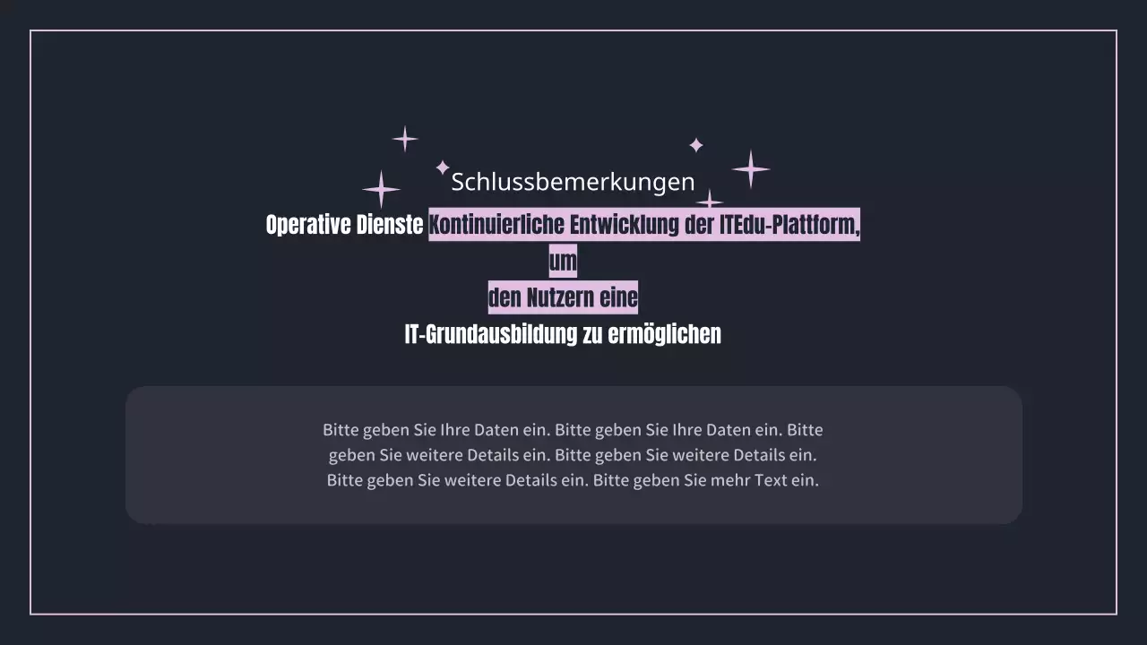 Der trendige Jahresendbericht von Mauve Point