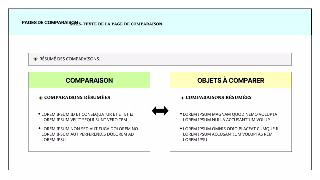 Un rapport imprimable simple en bleu clair et chartreuse