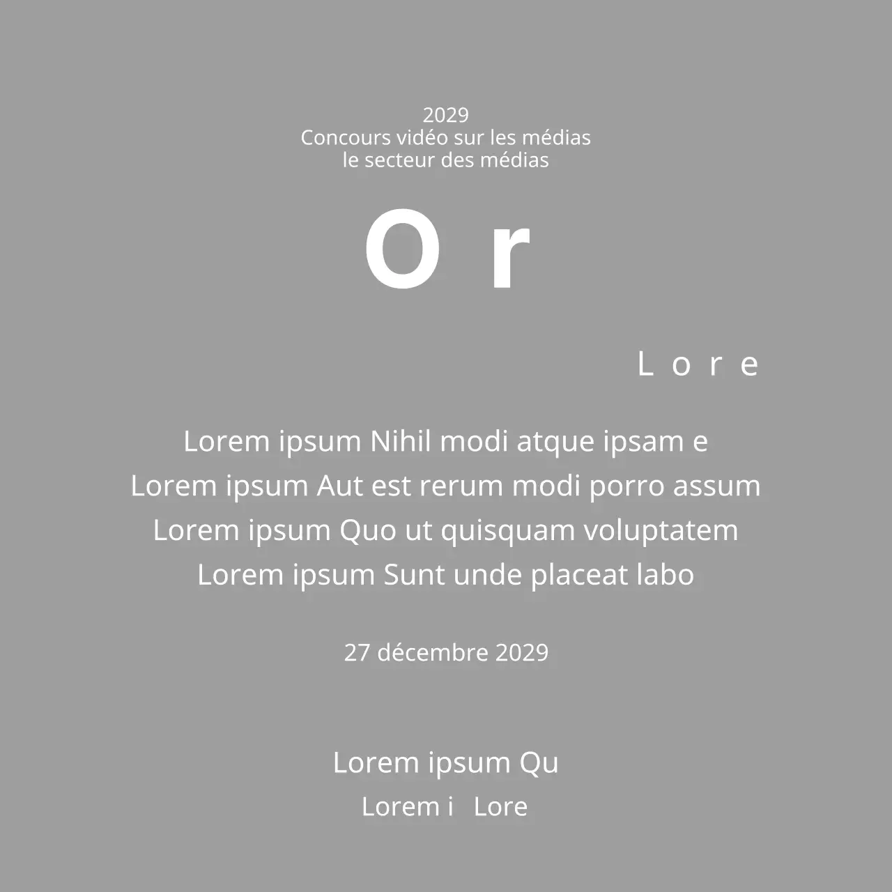 Plaques gagnantes pour un concept de prix de concours soigné