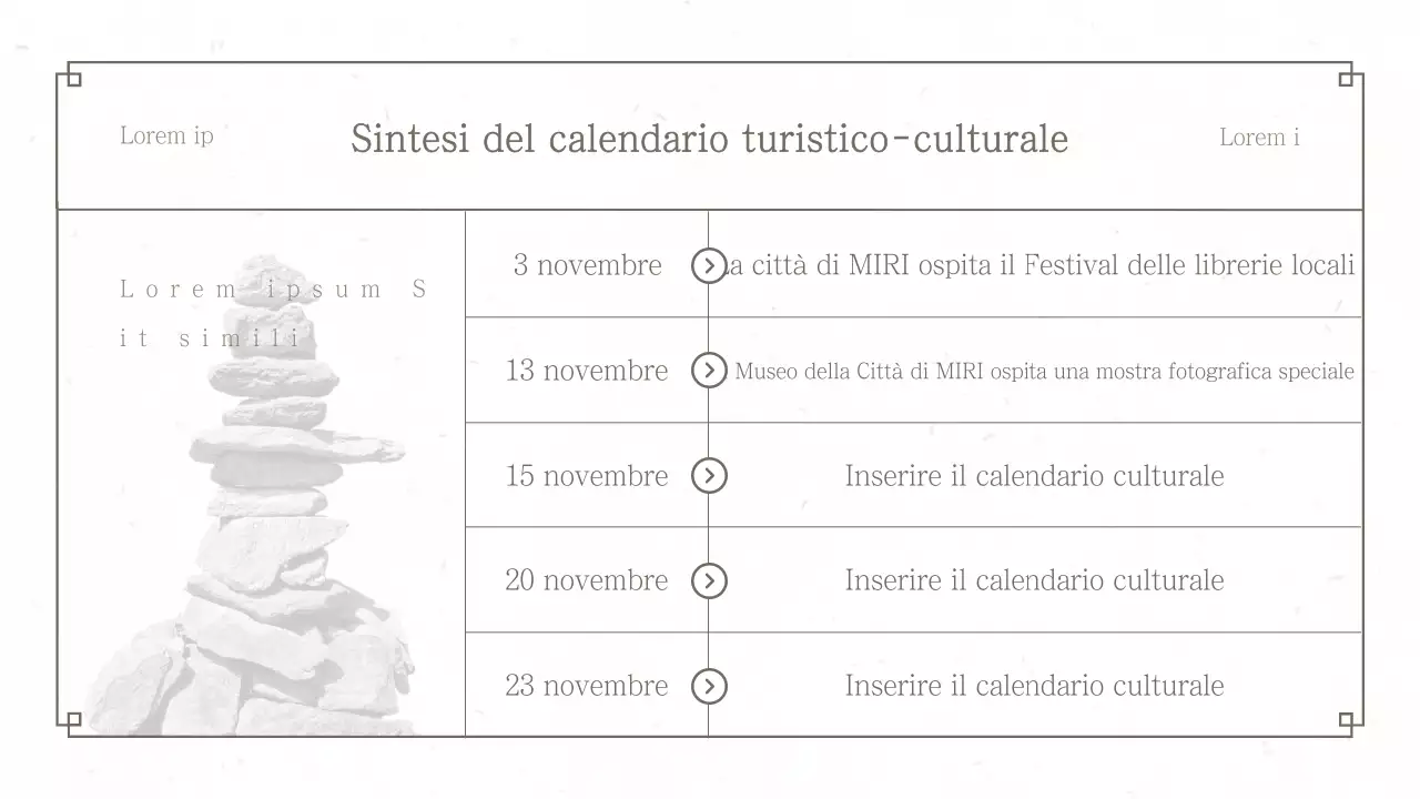 Rivista di cultura e turismo Brown and Simple