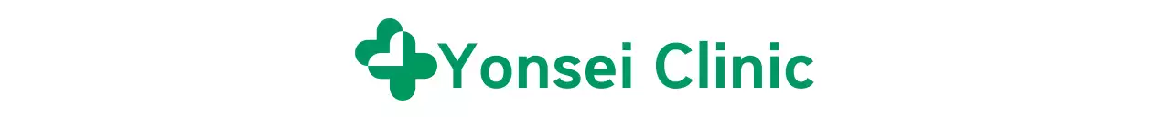 Alat tulis rumah sakit dengan logo berbentuk semanggi berdaun empat