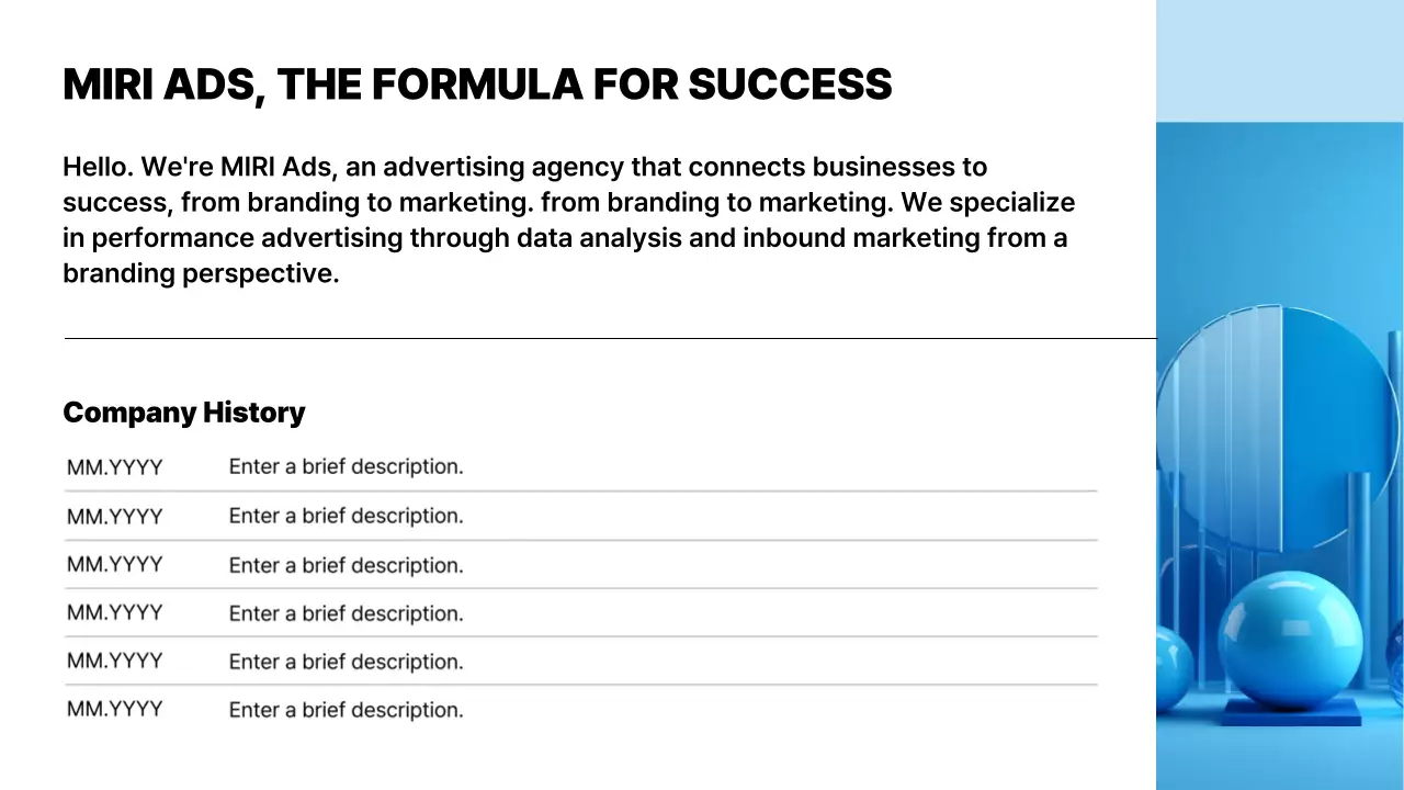 Blue Modern Advertising Guide Presentation