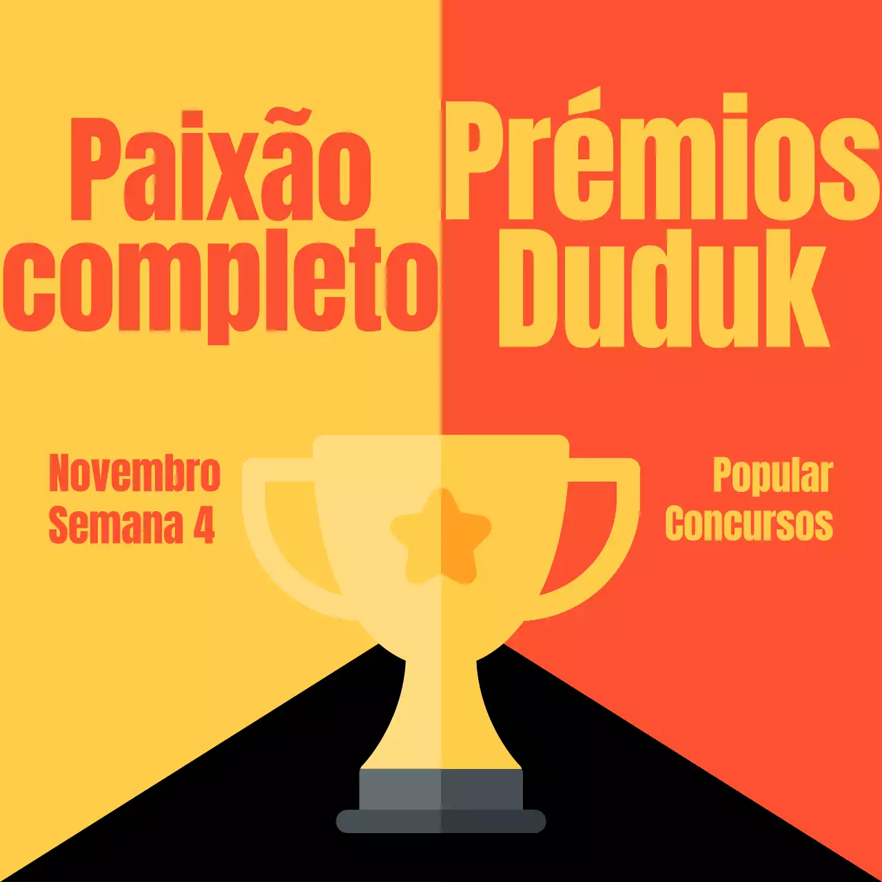 Sobre o nosso popular concurso retro laranja e amarelo