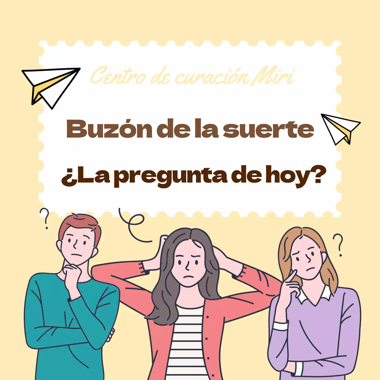 Promover el clásico centro de curación amarillo y rosa Centro de Preocupación