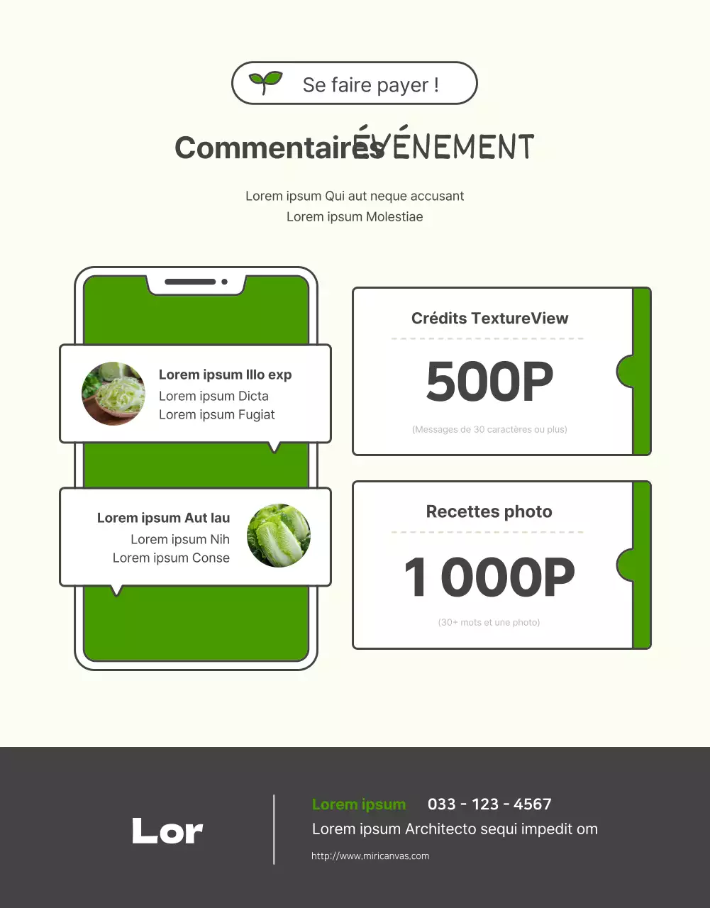 Promouvoir la vente de choux verts de base et de choux chartreuse