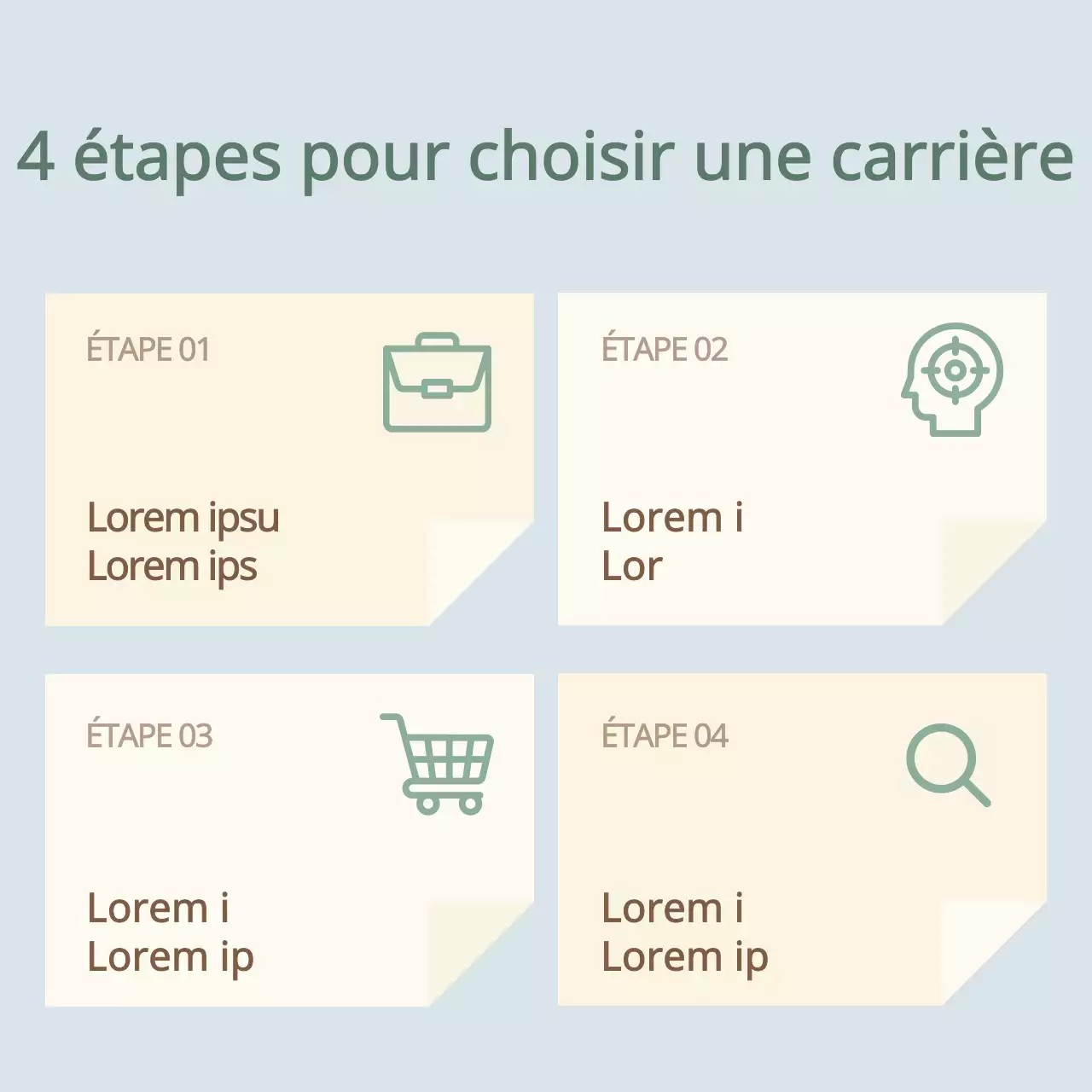 Le bulletin d'information bleu clair et jaune