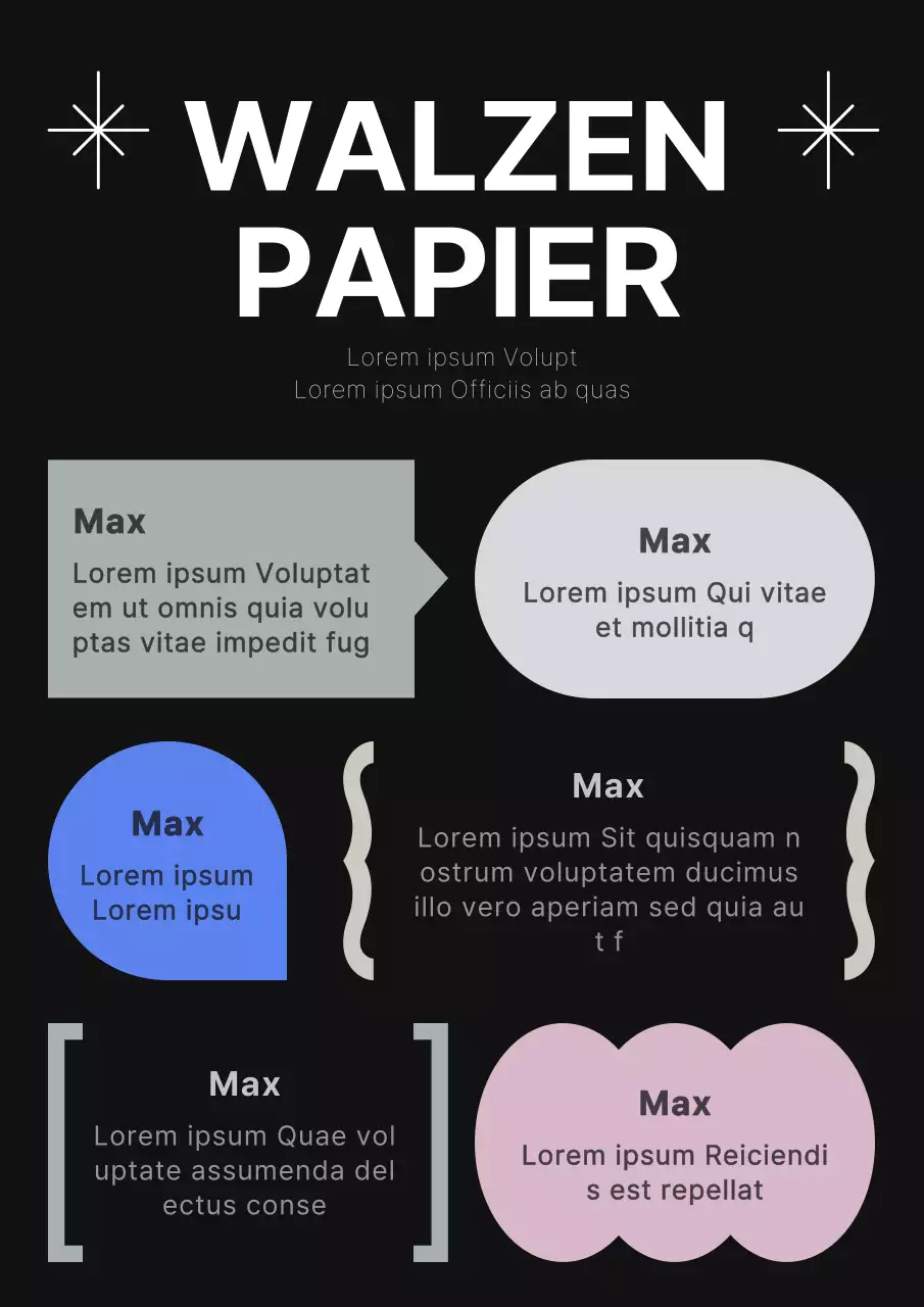 Modernes Corporate Rolling Paper Post in Schwarz und Weiß