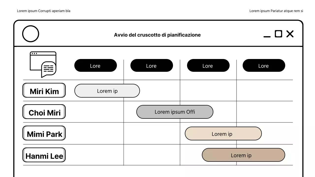 Una semplice pagina web in beige
