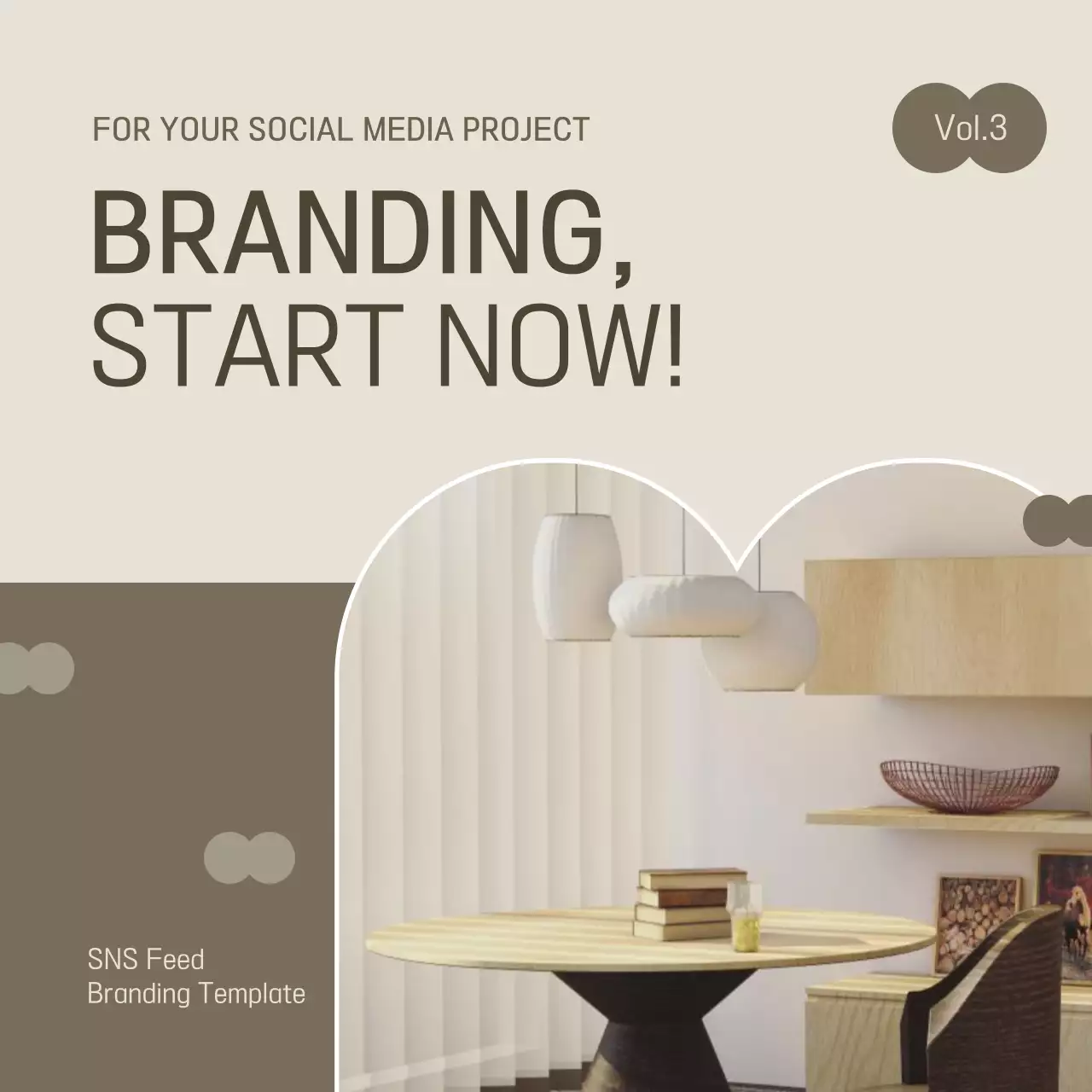 Beige Modern Branding Promotion Instagram Carousel